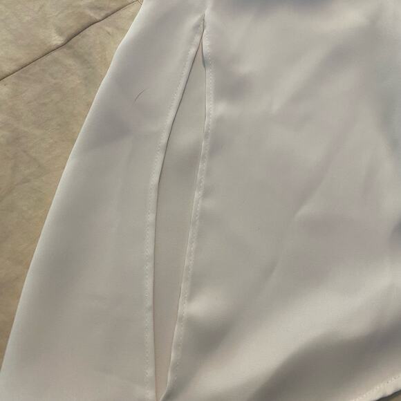 Chicos Tunic 3 XL White Flowy Flutter Sleeve Minimalist Feminine - Picture 14 of 15